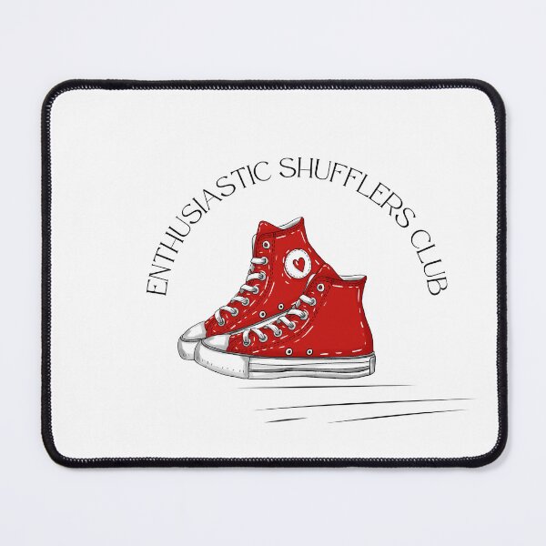 Item preview, Enthusiastic Shufflers Club – Retro Red High-Top Sneakers T-Shirt designed and sold by ChrisArnold.