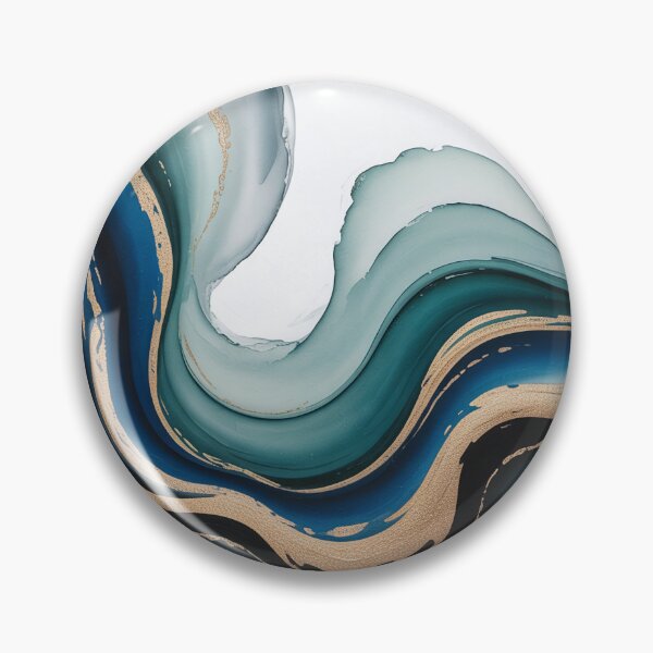 Item preview, Submerged Silence, Inky Depth Abstraction designed and sold by EasyTees4u.