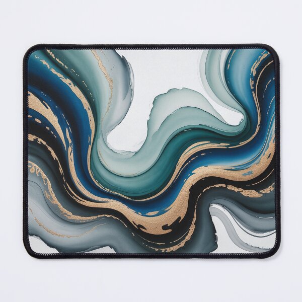 Item preview, Submerged Silence, Inky Depth Abstraction designed and sold by EasyTees4u.