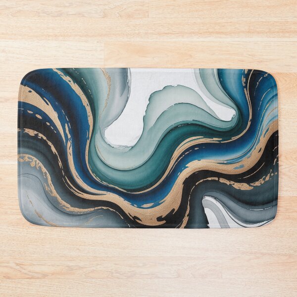 Item preview, Submerged Silence, Inky Depth Abstraction designed and sold by EasyTees4u.