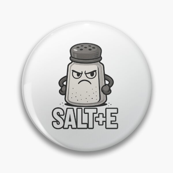 Item preview, SALT + E – Angry Salt Shaker Funny Attitude Cartoon designed and sold by Flash Stop.