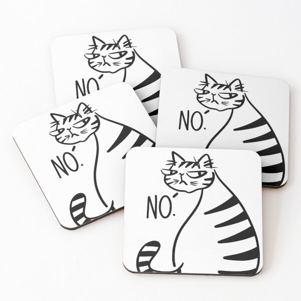 Item preview, Cat says NO. designed and sold by poket.piktures.
