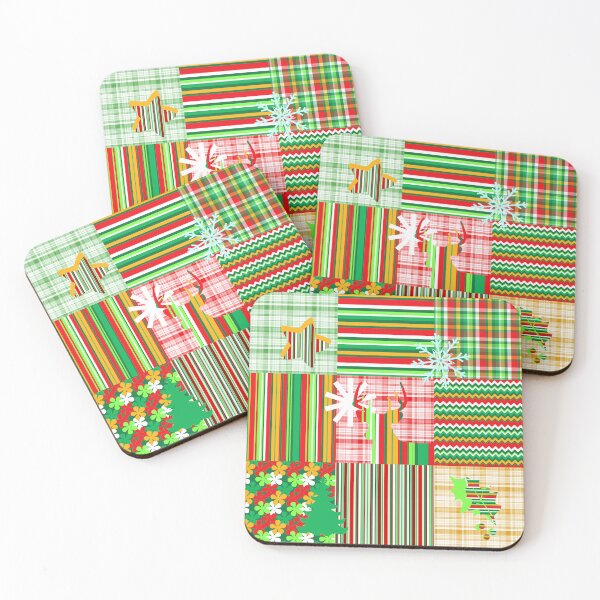 Item preview, Christmas Quilt Art Seamless Repeat designed and sold by Sharon Schwalbe.