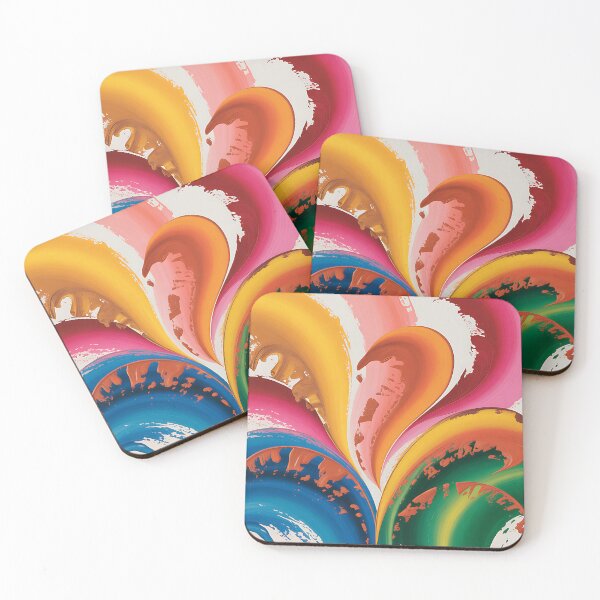 Item preview, Heatwave Bloom, Bold Painterly Abstract designed and sold by EasyTees4u.