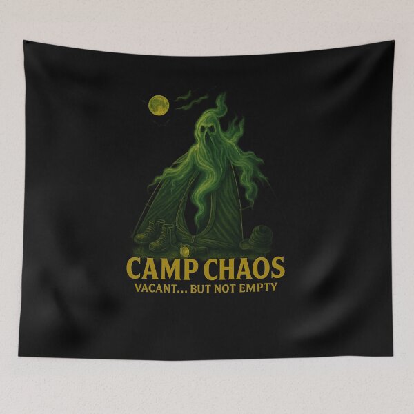 Item preview, Camp Chaos – Vacant… But Not Empty designed and sold by Camp Chaos by Wharf Wreckers.
