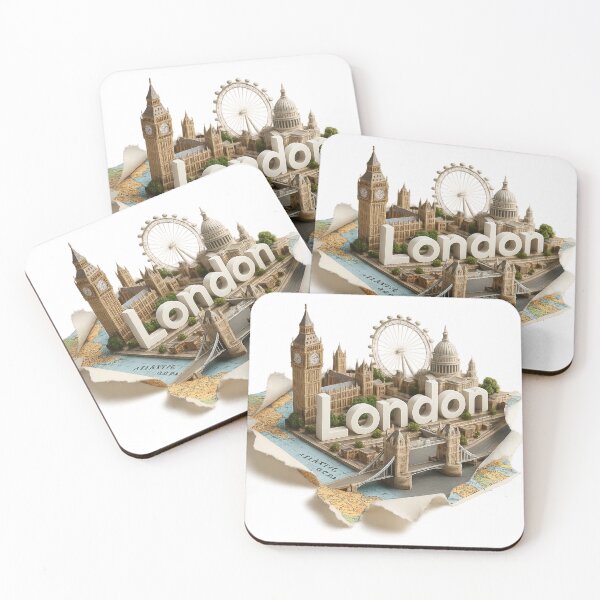 Item preview, London map designed and sold by Kogart.