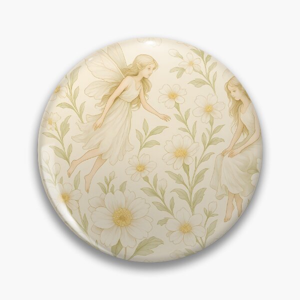 Item preview, Whimsical Cottagecore Fairies With Flowers designed and sold by Dragonlit.
