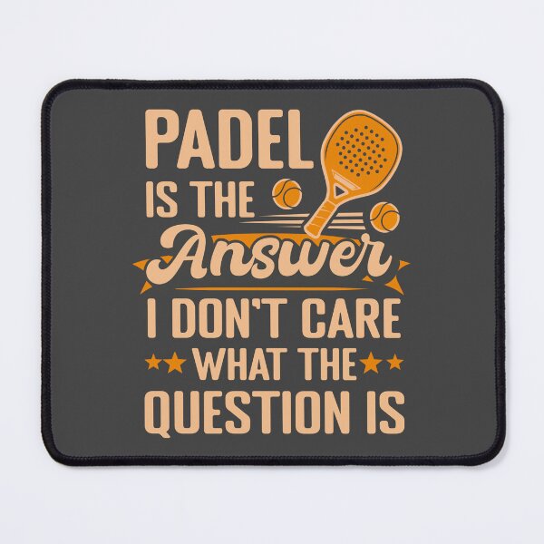 Item preview, Padel Is The Answer - Funny Racket Sport designed and sold by HimayaStudio.