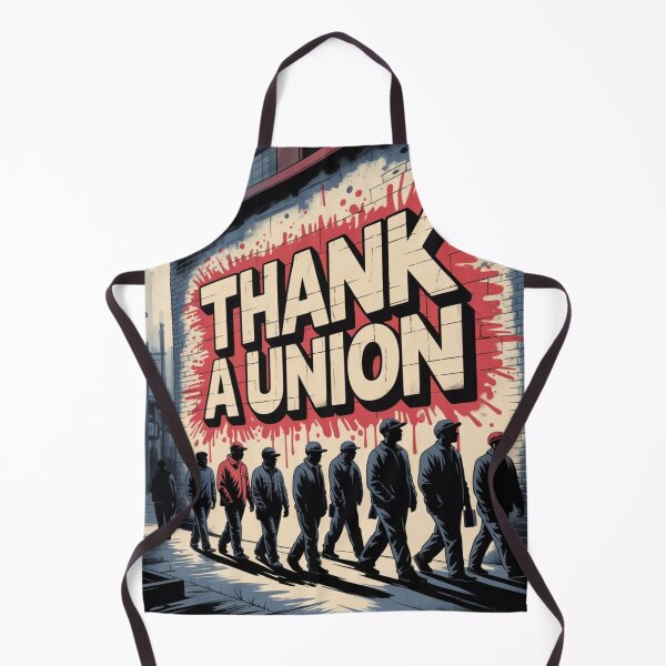 Item preview, Thank a Union – Bold Labor Rights Street Art Design designed and sold by InspiredCreatives.