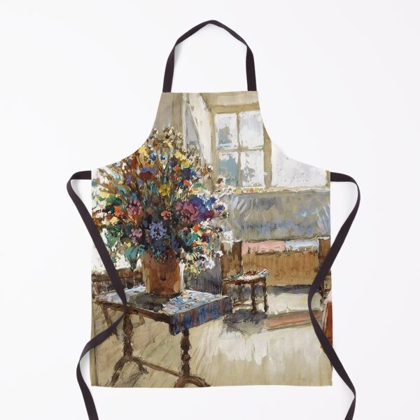 Item preview, Interior with a Bouquet of Summer Flowers designed and sold by tomorrowsart.