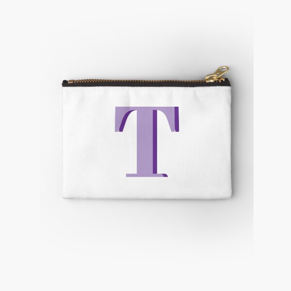 Item preview, Letter T in purple – Cute Alphabet Initial Monogram Design designed and sold by Artbymonika.