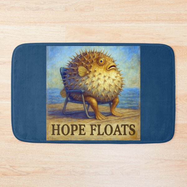 Item preview, Hope Floats Pufferfish designed and sold by Tridentulus.