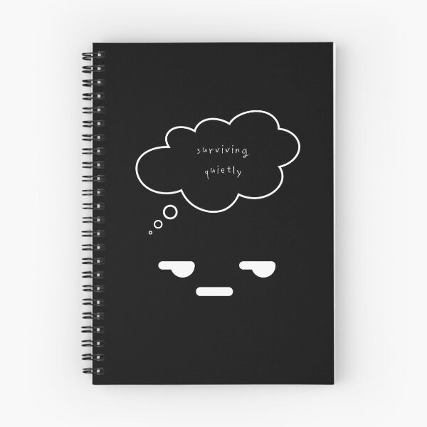 Item preview, Maybe Tomorrow – Surviving Quietly ( Black / Dark Ver.) designed and sold by mintmono-studio.
