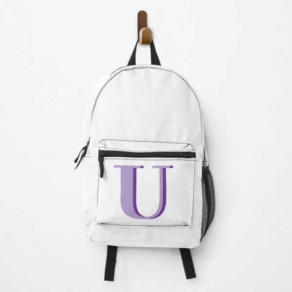 Item preview, Letter U in purple – Cute Alphabet Initial Monogram Design designed and sold by Monika Howarth.