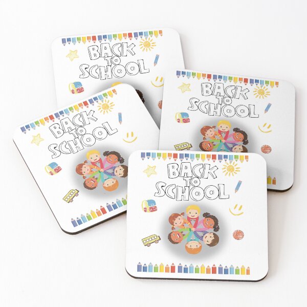 Item preview, Back to School Cute Kids & Colorful Crayons designed and sold by mayadesignshop.