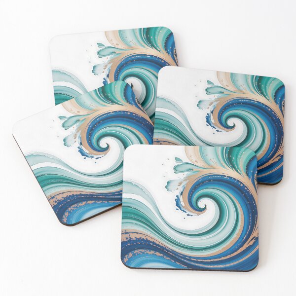 Item preview, Tidal Drift, Abstract Water Flow designed and sold by EasyTees4u.