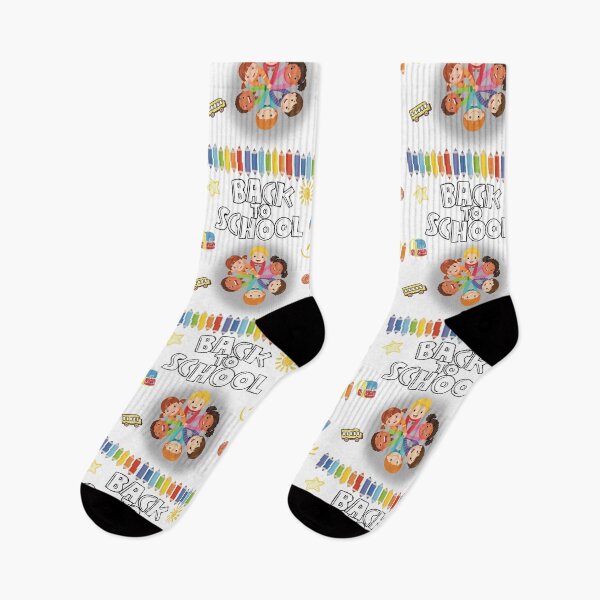 Item preview, Back to School Cute Kids & Colorful Crayons designed and sold by mayadesignshop.