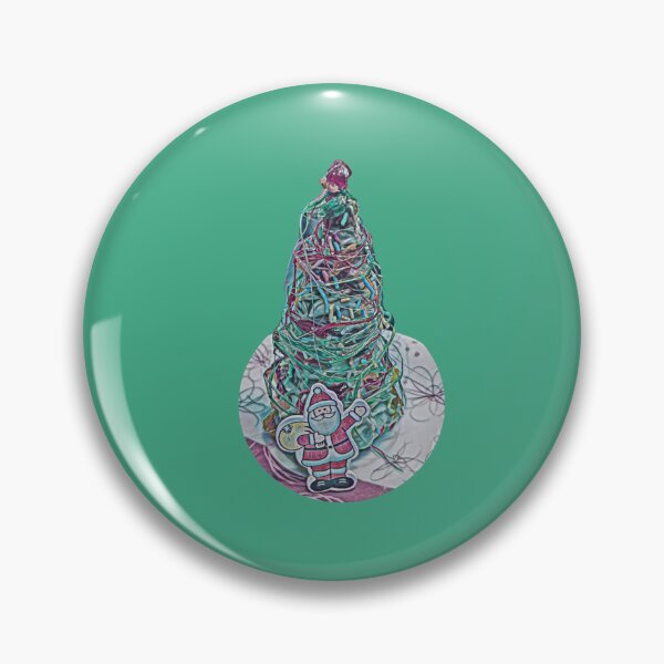 Item preview, Santa and Christmas Tree | Babbo Natale e l’albero di Natale | Weihnachtsmann und Weihnachtsbaum designed and sold by LenaBlueDesigns.