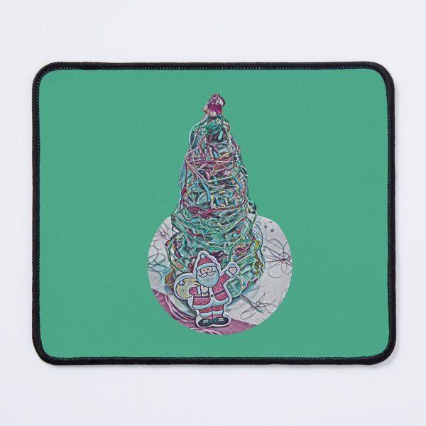 Item preview, Santa and Christmas Tree | Babbo Natale e l’albero di Natale | Weihnachtsmann und Weihnachtsbaum designed and sold by LenaBlueDesigns.