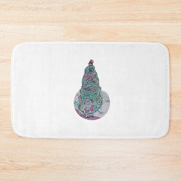 Item preview, Santa and Christmas Tree | Babbo Natale e l’albero di Natale | Weihnachtsmann und Weihnachtsbaum designed and sold by LenaBlueDesigns.