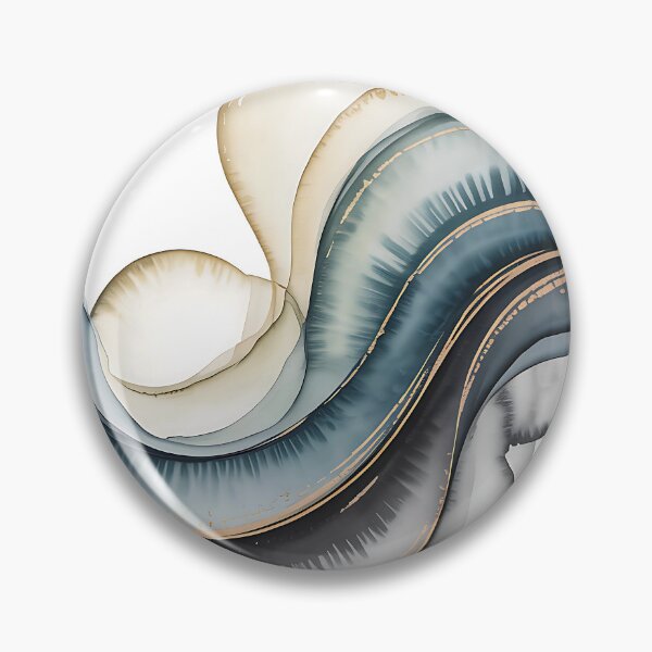 Item preview, Mist Veil, Abstract Ink Layers designed and sold by EasyTees4u.