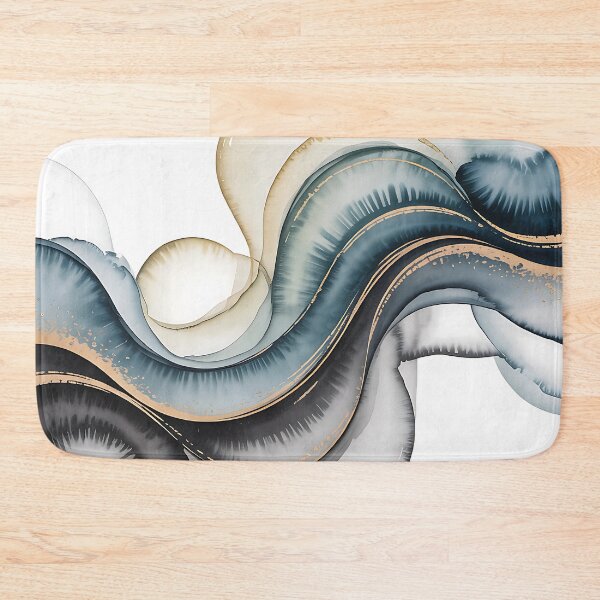 Item preview, Mist Veil, Abstract Ink Layers designed and sold by EasyTees4u.