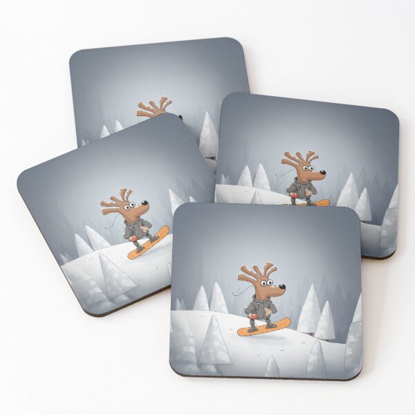 Item preview, Snowboard Pup – Winter Shredder in Style designed and sold by Whimsical Hug.