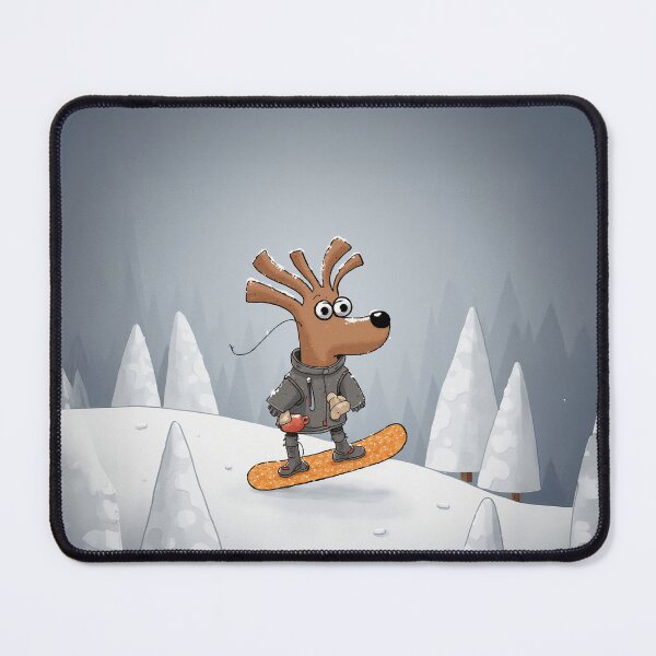Item preview, Snowboard Pup – Winter Shredder in Style designed and sold by Whimsical Hug.