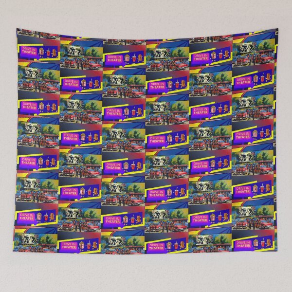 Item preview,  Blast from the Past Classic 1950's Classic Drive-in Theatre designed and sold by RodimusG1Art.
