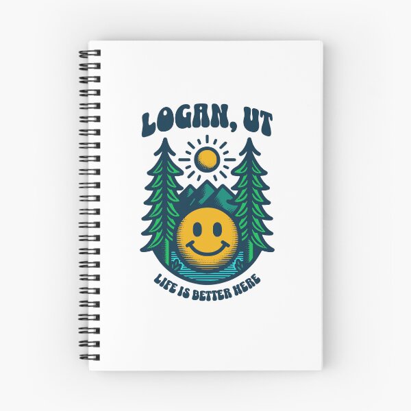 Artikelvorschau, Logan UT Das Leben ist besser hier Utah Mountains entworfen und verkauft von Guarddogdrive.