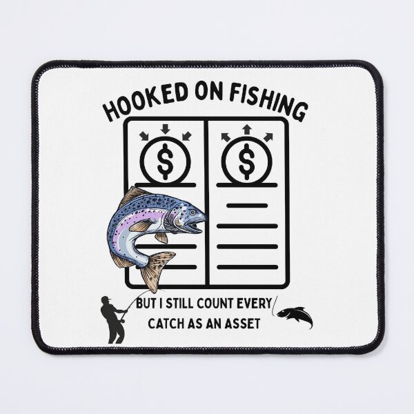 Item preview, Accountant Hooked on Fishing  designed and sold by lovearmywearco.