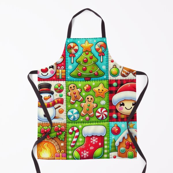 Item preview, Sugarplum Christmas Patchwork designed and sold by Dream Bloom Gallery.