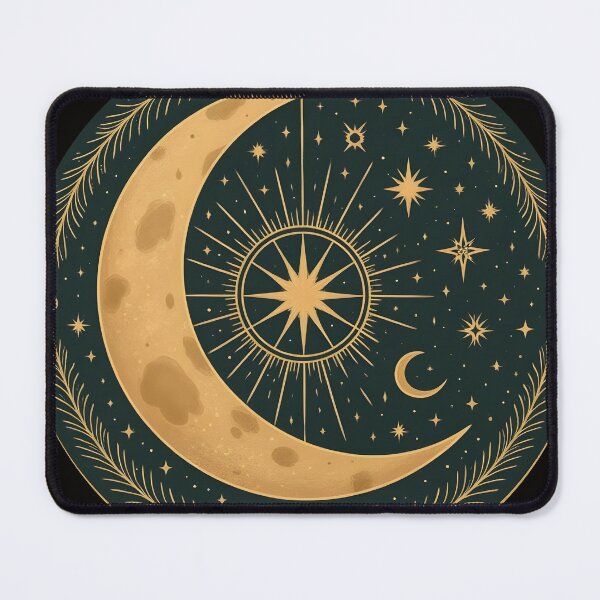 Item preview, Golden Lunar Guide – Cosmic North Star Golden Lunar Guide – Cosmic North Star designed and sold by aluzia.design.