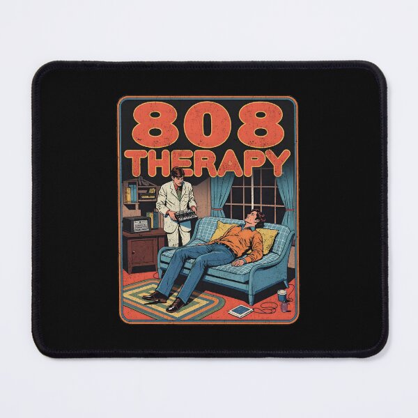 Item preview,  808 Therapy: Retro Music & Mental Health Mashup designed and sold by Vintagenaut Co..