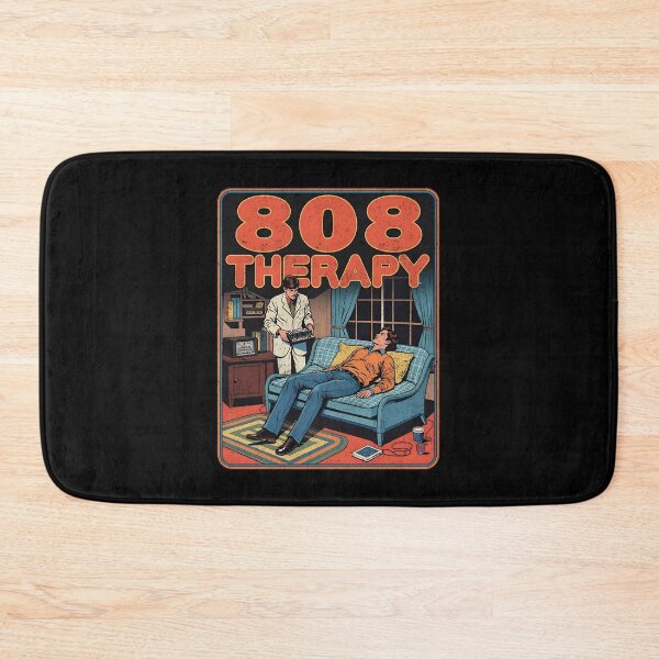 Item preview,  808 Therapy: Retro Music & Mental Health Mashup designed and sold by Vintagenaut Co..