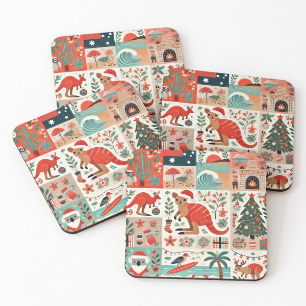 Item preview, Aussie Christmas Patchwork designed and sold by Dream Bloom Gallery.