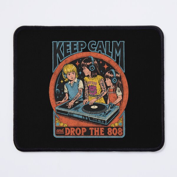 Item preview, Keep Calm and Drop the 808: Retro DJ & Music designed and sold by Vintagenaut Co..