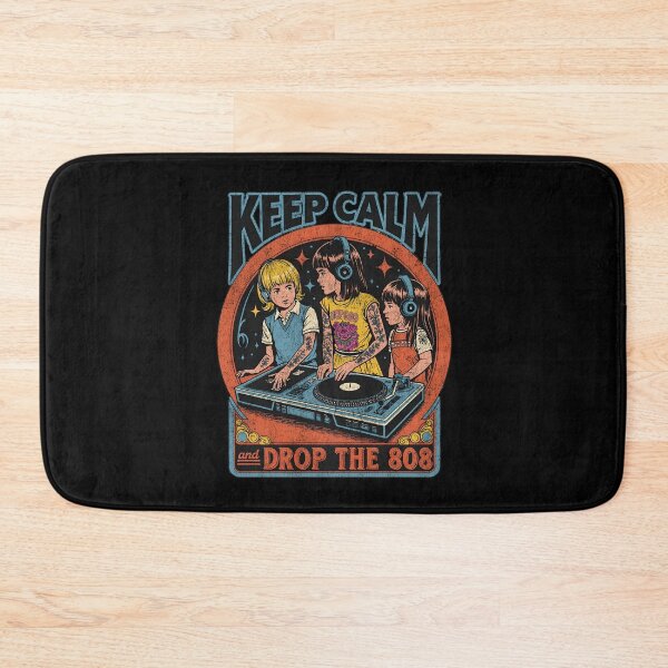 Item preview, Keep Calm and Drop the 808: Retro DJ & Music designed and sold by Vintagenaut Co..