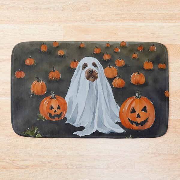 Item preview, Ghost Dog Halloween Spooky Watercolor designed and sold by Magnolia Valley Art.