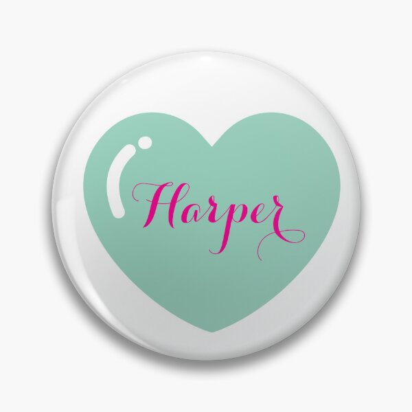 Item preview, Harper Name with Green Heart  designed and sold by Monika Howarth.