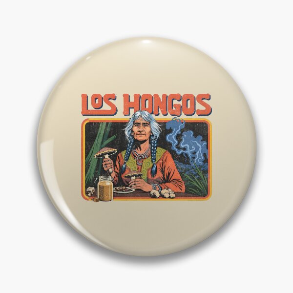 Item preview, Maria Sabina Los Hongos: Retro Psychedelic Mushroom Art designed and sold by Vintagenaut Co..