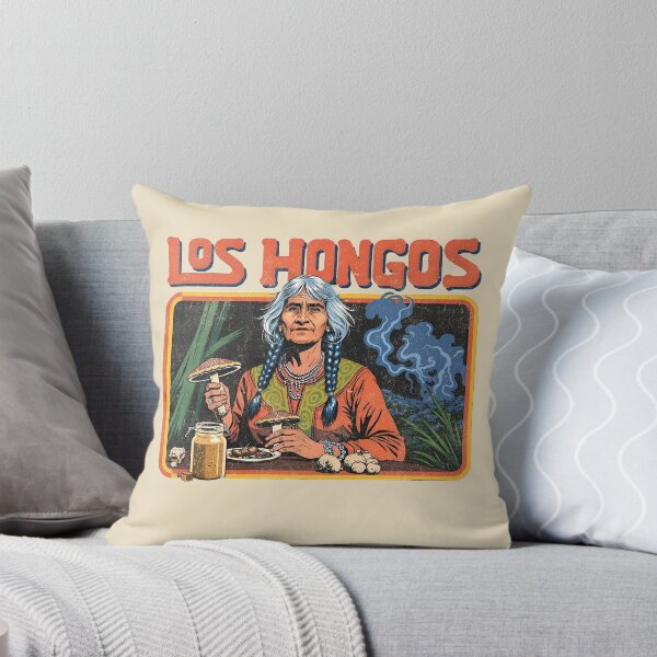 Item preview, Maria Sabina Los Hongos: Retro Psychedelic Mushroom Art designed and sold by Vintagenaut Co..