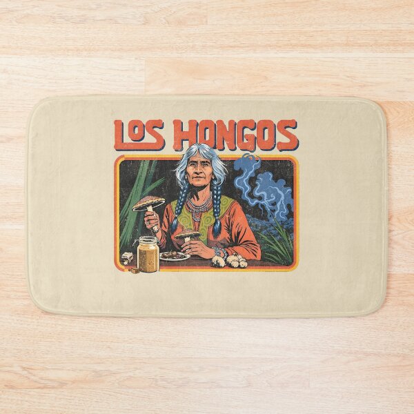Item preview, Maria Sabina Los Hongos: Retro Psychedelic Mushroom Art designed and sold by Vintagenaut Co..