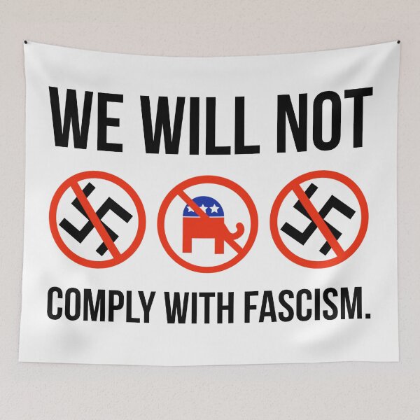 Item preview, We will not comply  designed and sold by Rachel the Artist .