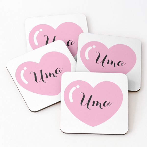 Item preview, Uma Name with Pink Heart  designed and sold by Monika Howarth.
