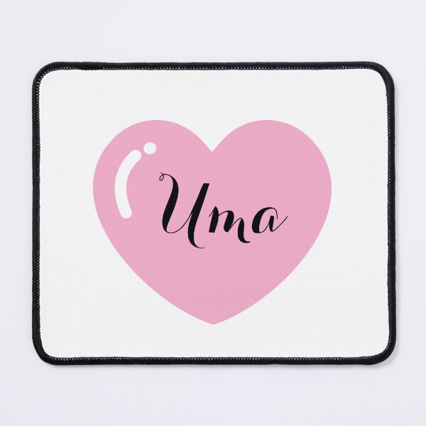 Item preview, Uma Name with Pink Heart  designed and sold by Monika Howarth.