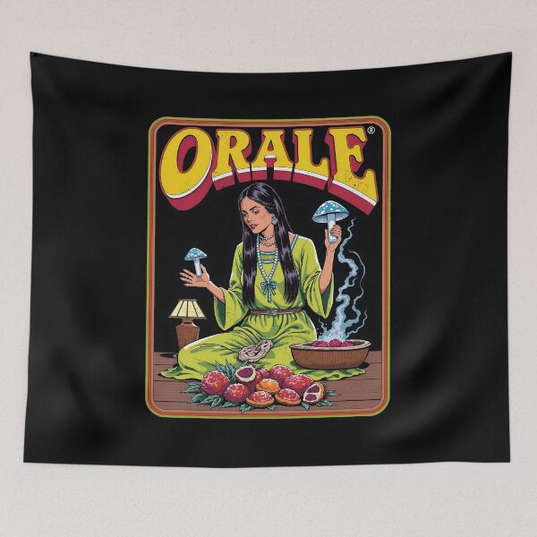 Item preview,  Orale: Retro Psychedelic Woman Mystic Art designed and sold by Vintagenaut Co..