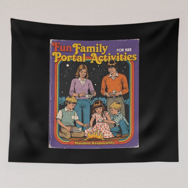 Item preview, 888 Fun Family Portal Activities: Retro Campfire & Sci-Fi  designed and sold by Vintagenaut Co..
