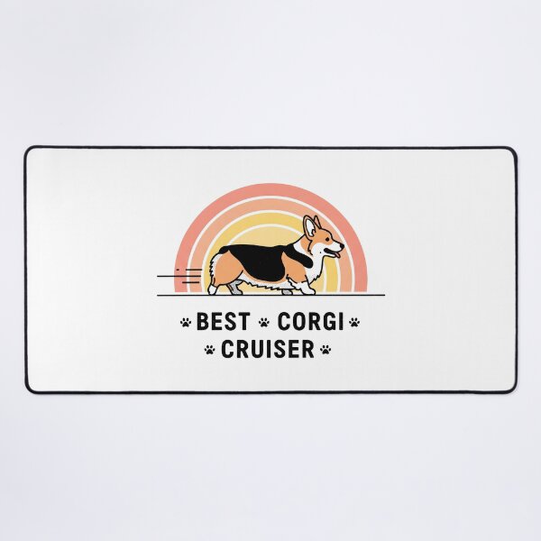 Item preview, Pembroke Welsh Corgi Strut Pastel Sunrise Retro Vector Design designed and sold by zoughlal.