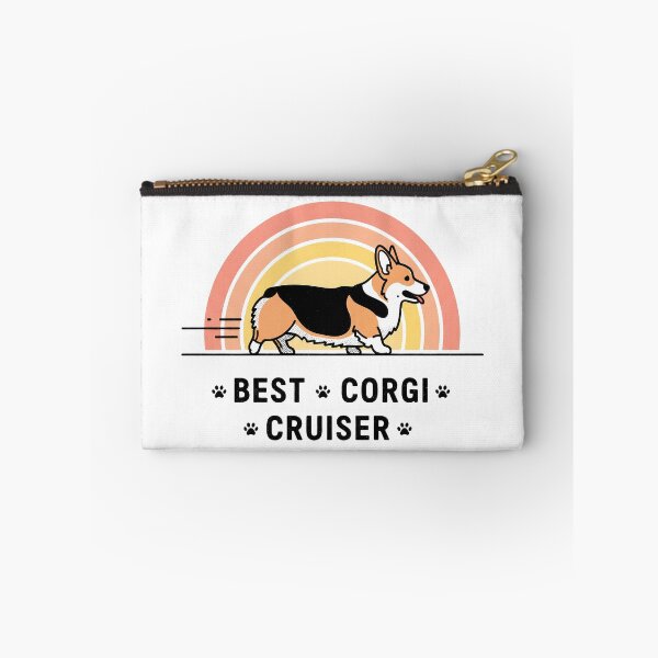 Item preview, Pembroke Welsh Corgi Strut Pastel Sunrise Retro Vector Design designed and sold by zoughlal.
